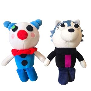 Roblox Piggy Collectible Plush Characters Willow and Clowny